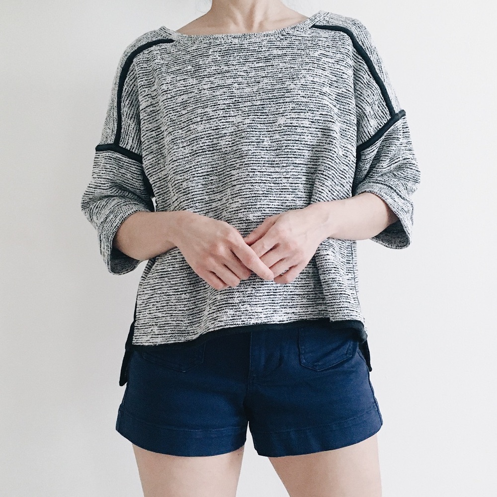 Madewell Textured Marley Boxy Sweater